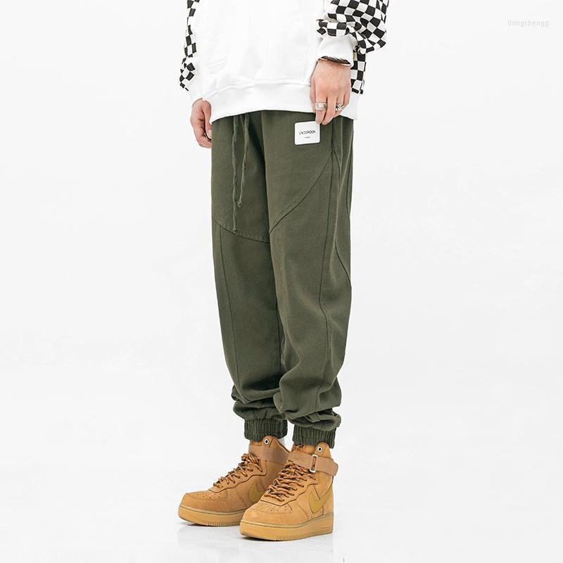 

Men's Pants Japanese Streetwear Army Green Tactical Casual Harajuku Cargo Spring Autumn Loose Korean Style Joggers Men ClothingMen's