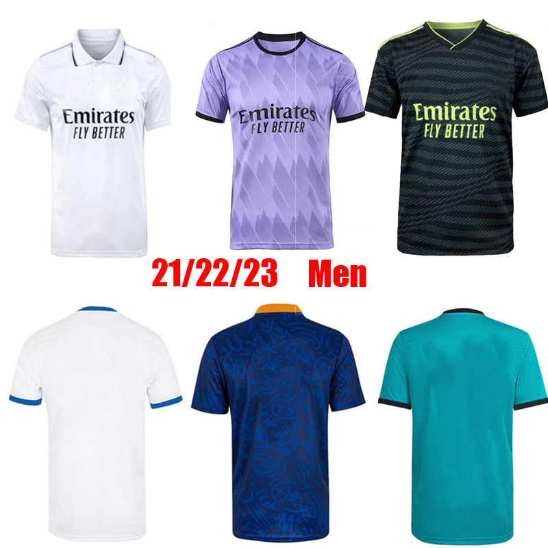 

2022 2023 Real BENZEMA soccer jersey Madrid football shirt 21 22 23 Home Away Third CAMAVINGA ALABA MODRIC VALVERDE Fourth camiseta men uniform VINI JR TCHOUAMENI, 22/23 home with patches 2