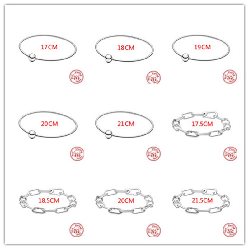 

Luxury women's bracelets men's U-shaped chain European and American popular fashion accessories original suitable for pandora bangle classic women's gifts