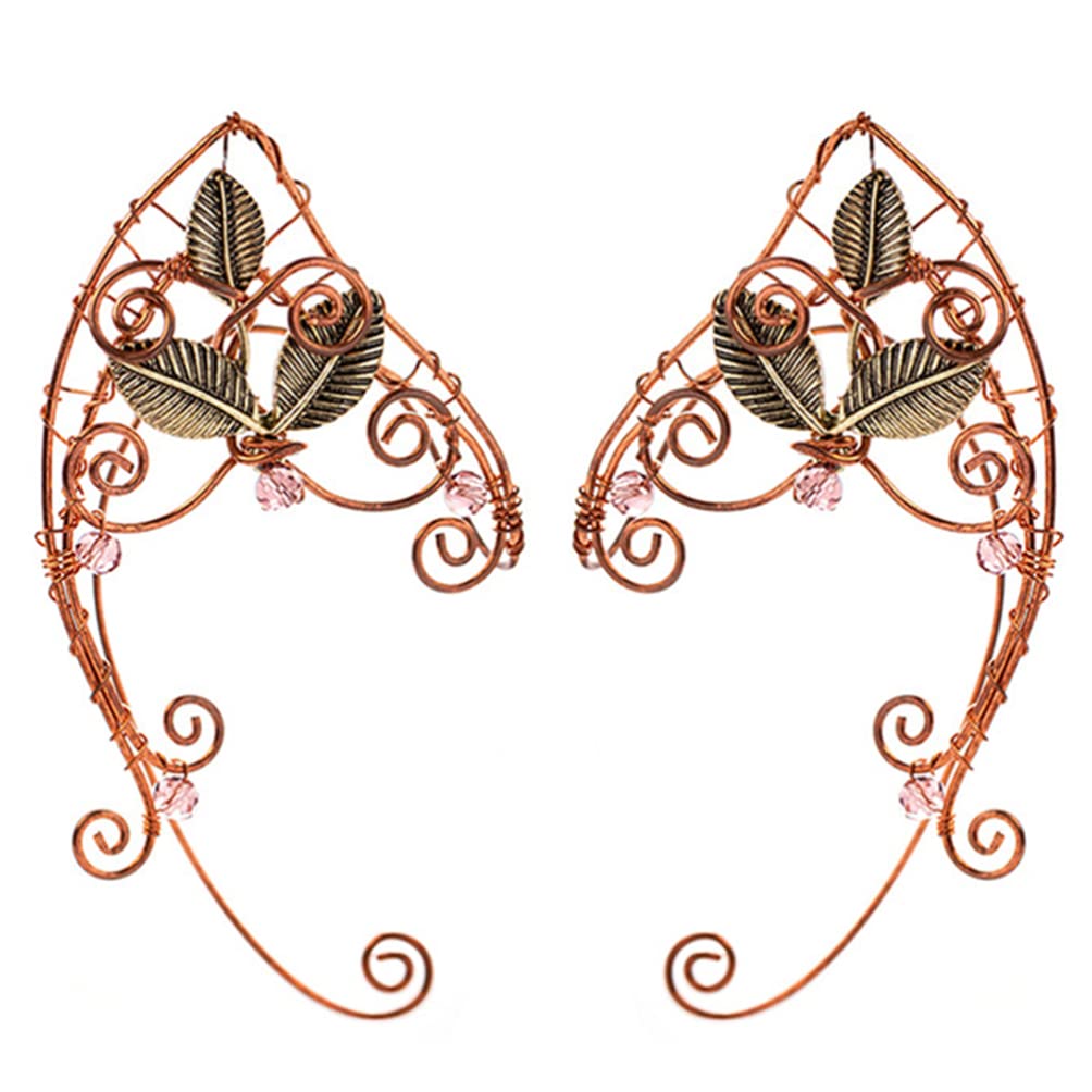 

Dangle Chandelier Beaupretty 1 Pair Elf Ear Cuffs Cler Climber Earrings Wrap Clip On Cuff Non- Piercing Jacket Jewelry For Christmas amCyK