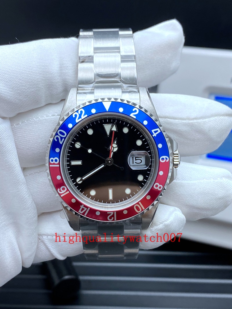 new version High Quality Men's Wristwatches Vintage series16710 Black Dial 40mm Stainless Steel bracelet bp 2813 Movement Automatic Mens Wat