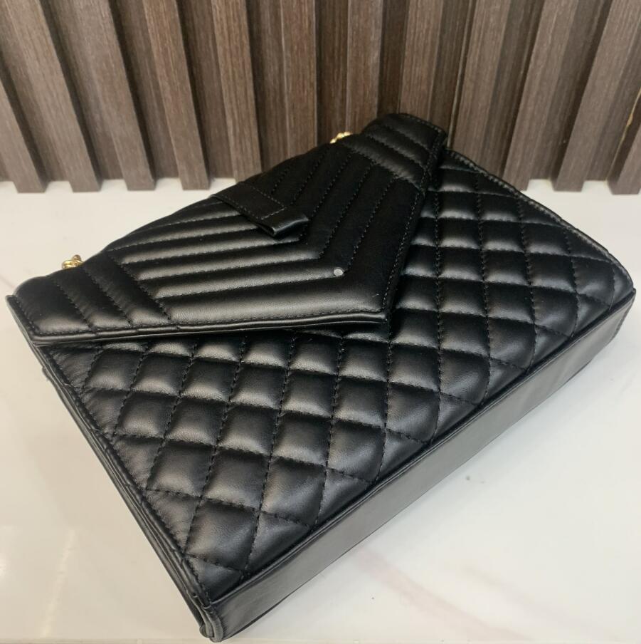 

Designer Luxury YYSL Bags For Womens Handbags Crossbody Purses YSLitys large Capacity Versatile Totes Loulou Multicolour Fashion Inclined Shoulder Wallet UPHJ, Black gold necklace