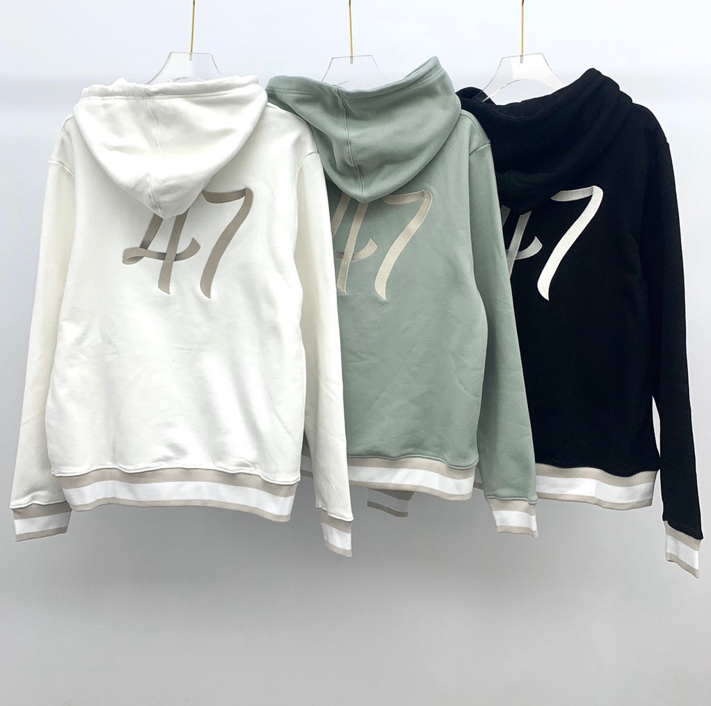 

New AOP jacquard letter knitted sweater in autumn / winter 2023acquard knitting machine e Custom jnlarged detail crew neck cotton gwcr554we, White