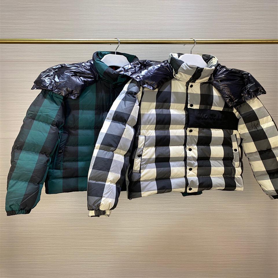 2021 Designer Monler Winter Mens Down Jacket Parkas Italy Italian Thick Maya Puffer 90% Goose Fashion Luxury Keep Warm Hooded Coat267d