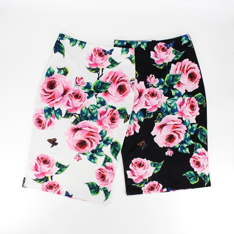 

Skirts Hermicci 2022 Spring Summer Pencil Skirt Women High Waist Floral Print Midi Vintage Elegant Bodycon Office Lady StyleSkirts, 84