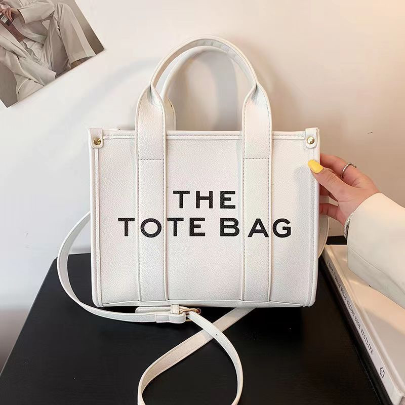 

The Tote Bag Lady Shoulder Handbags Designer Cross body Cool Practical Large Capacity Plain, White(pu leather)