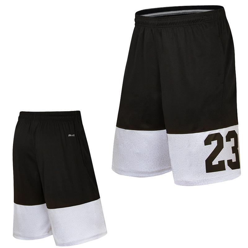 

Running Shorts Number 23 Basketball Men Sport Knee Length Elastic Waist Feminino Gym Short Trouser Male Plus SizeRunning, Shorts 02