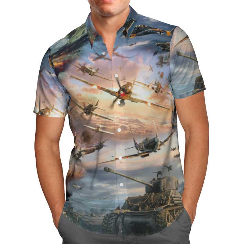 

Men's Casual Shirts Fighter Print Short Sleeve For Men Loose Cardigan Button Shirt Plus Size Hawaiian Style Summer 2022 Ventilated Shirt16, White;black