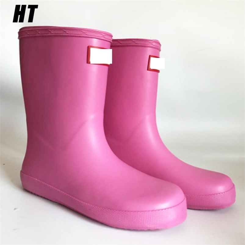 

Arrival Baby Girls Boys Waterproof Rain Boots Spring Autumn Winter Kid Waterproof Shoes Pink Yellow PVC Rubber Rainboot 220816, Ht red