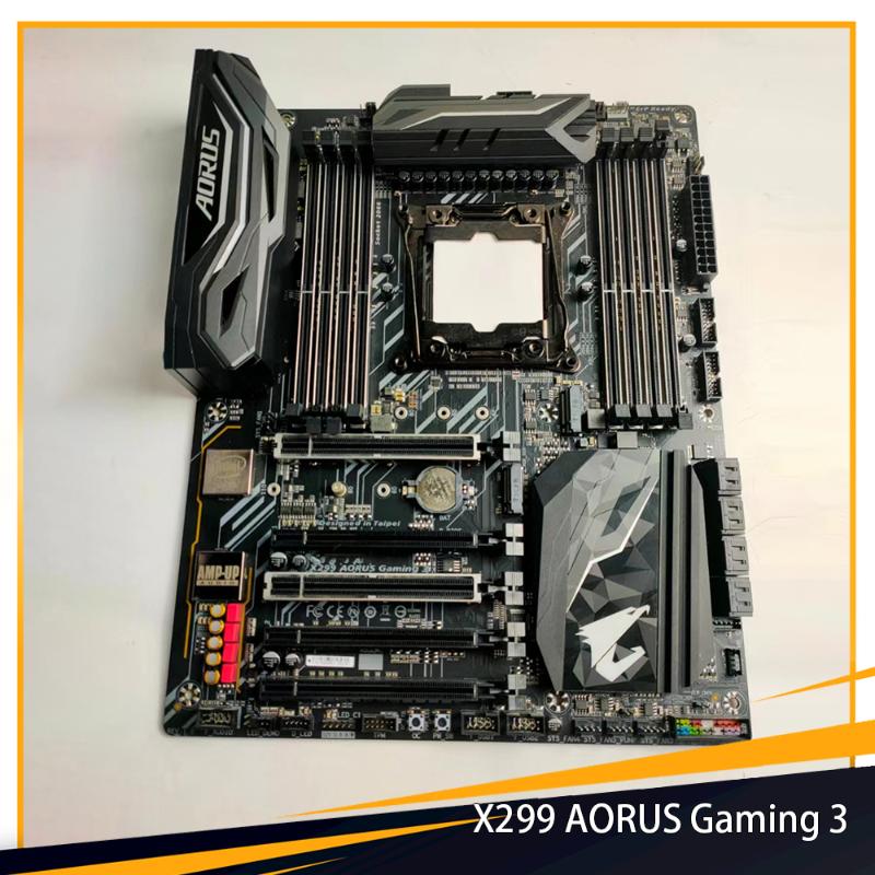 

Motherboards X299 AORUS Gaming 3 For Gigabyte Support Core X-Series Processors DDR4 LGA2066 256GB ATX Motherboard High Quality Fast Ship