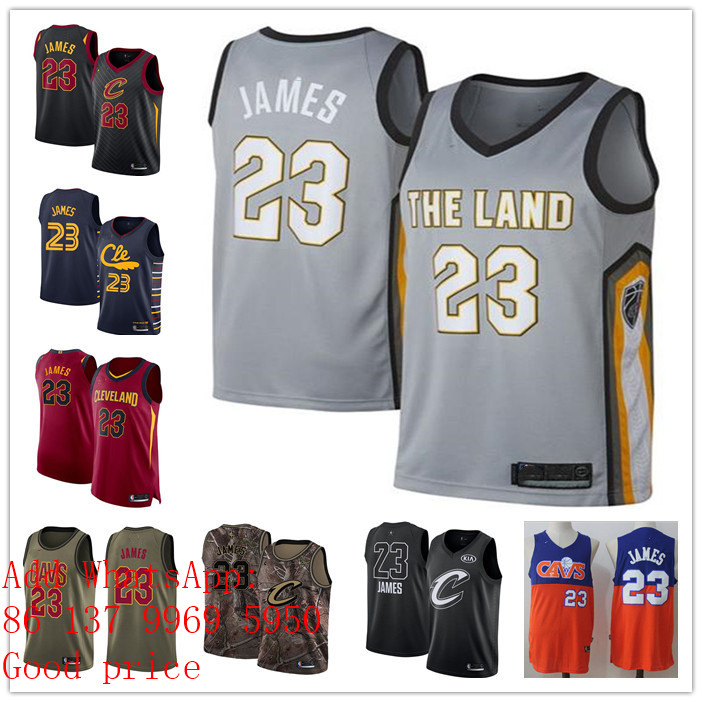 

Custom Men's womens youth cleveland''Cavaliers''23 LeBron'' Black white red grey Throwback Basketball Jersey