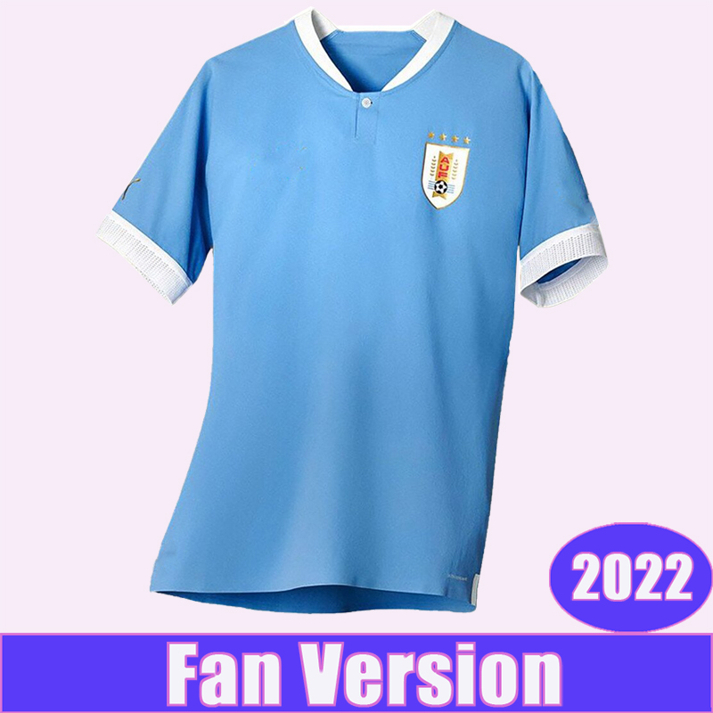 

2022 Uruguay G. DE EARRASCAETA Mens Soccer Jerseys D.GODIN J. M. GIMENEZ F. Valverde E. CAVANI Home Fotball Shirt Short Sleeves, Qm9493 2022 home no patch