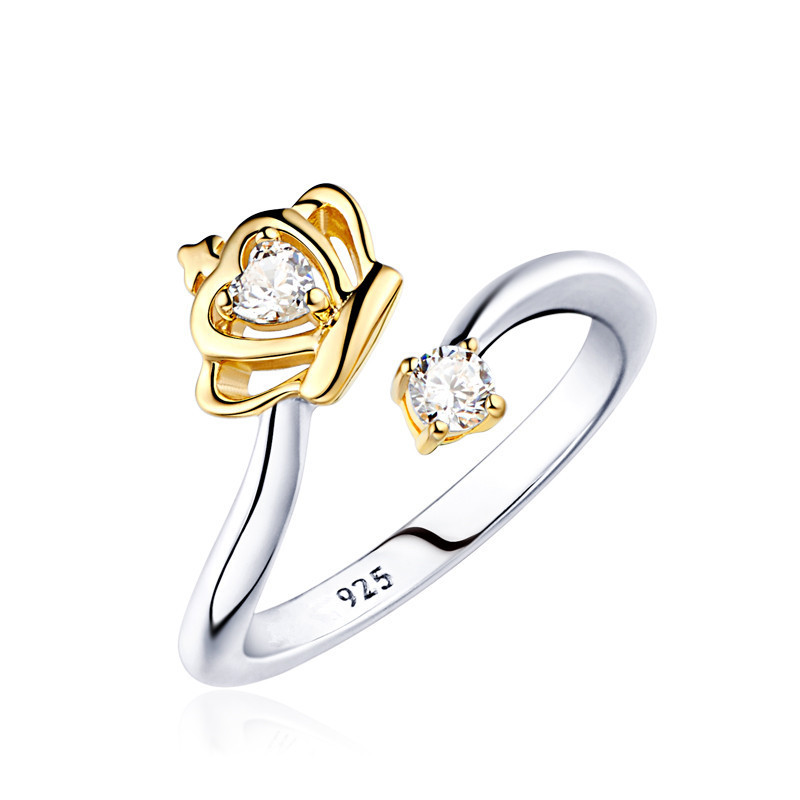 

Simple Fashion Ladies Engagement Rings Fashion Jewelry Index Finger Silver Jewelry Accessories Simple Open Rings