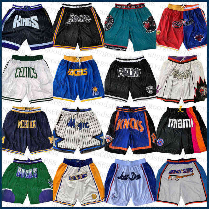 

Just DON 2022 Indiana Best Pacer Basketball Shorts Los Best Pink Pocket Shorts Memphi Grizzlie Charlottes Hornet Quick Dry, Just shorts