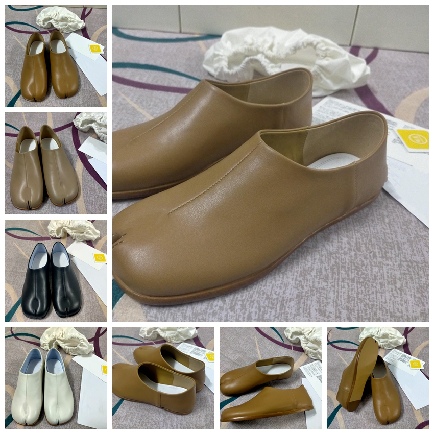 

top version women shoes MM Margiela Vintage Split Toe Flats, Dust bag