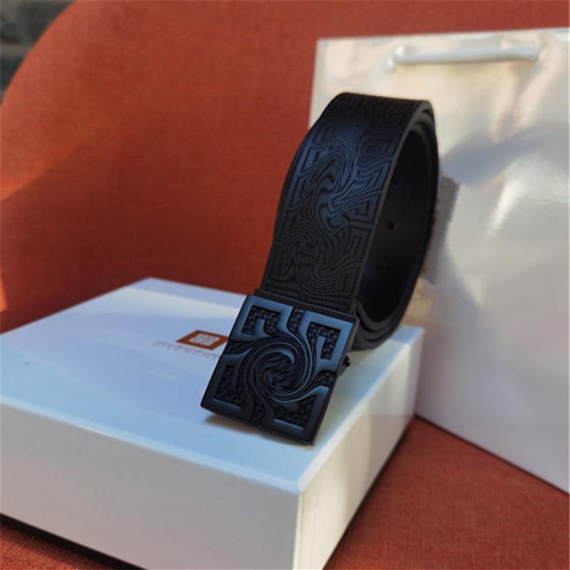 

Top 2021 deluxe designer mens business belt size 105-125cm with box sent AEEA273A