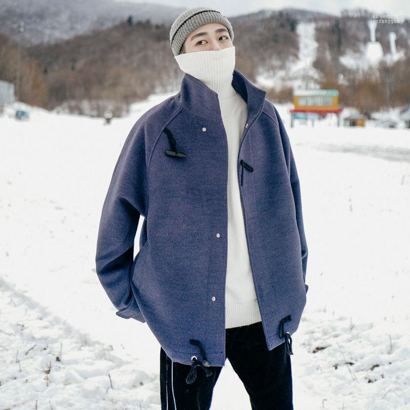 

Men' Down & Parkas Winter Plus Cotton Thick Jacket Warm Fashion Casual Coat Men Streetwear Korean Loose Short Mens Clothes -XL1 Kare22, Blue