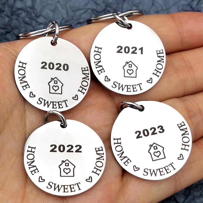

Keychains Home Keychain Memories Keyring Sweet Gift Housewarming Realtor Closing Gifts House Moving In