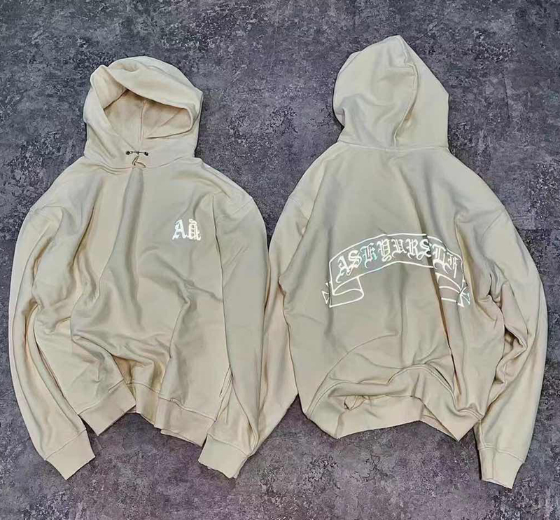 

2022 Autumn Winter Germany Oversize Sanskrit Print Hoodie Skateboard Over size high street Hoody Men Women Unisex streetwear Hooded Sweatshirt Pullovers, Apricot gray