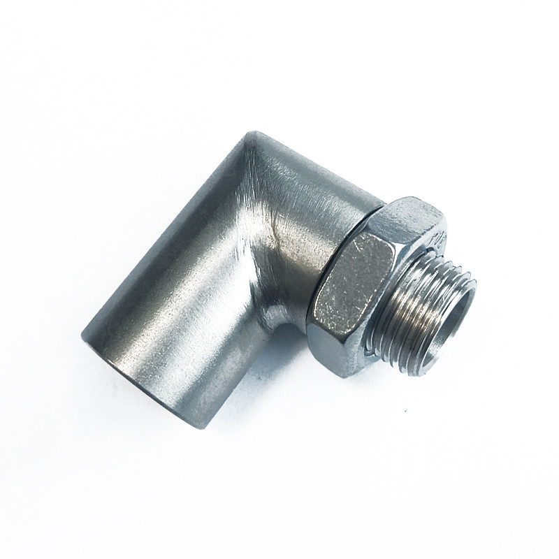 

JIAX M18*1.5 Short 90 Degree Steel Oxygen Sensor Extender Spacer Car Angled Sensor Bung for Most cars