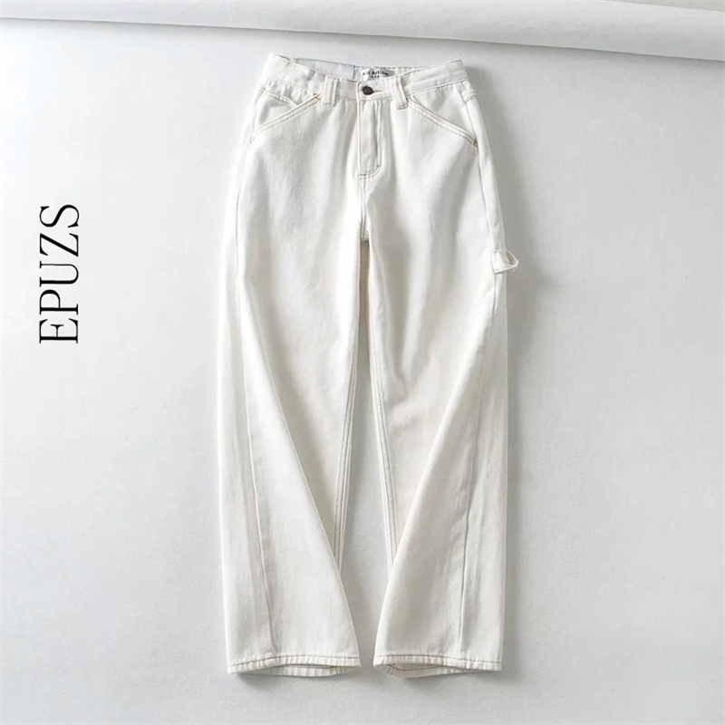 

Fashion boyfriend jeans for women mom black harem high waisted trousers denim pants streetwear 210521, Deep blue