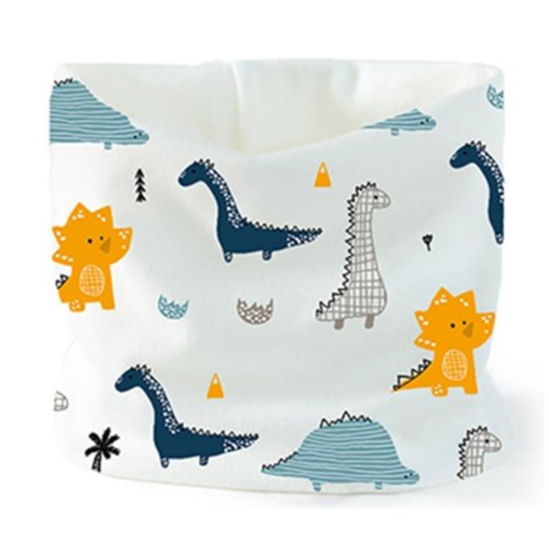 

Scarves 10 Colors Solid Color Girls Scarf Neck Warmer Kids Child Cotton Pure O Ring Magic Children