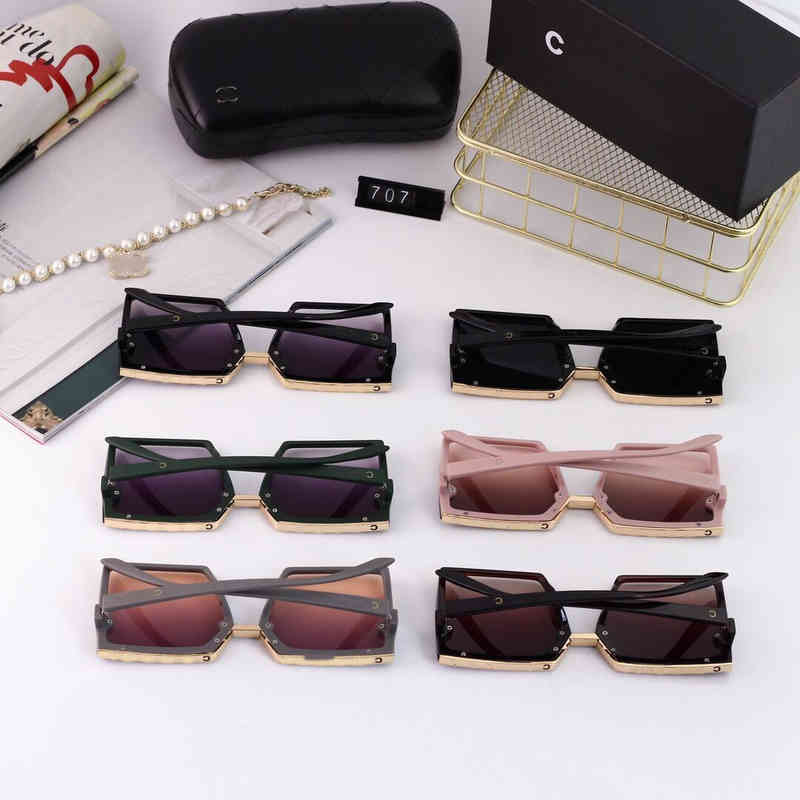 

Designer Channel Sunglass Cycle Luxurious Fashion Brands Woman Mens Sunglasses Sunglasses Female Anti UV Face Fashionable New Sun Glasses