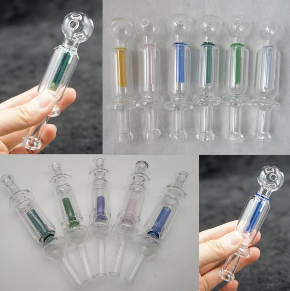 

Glass Nector Collector 5'' Oil burner pipe assorted colors Novelty pipes for smoking