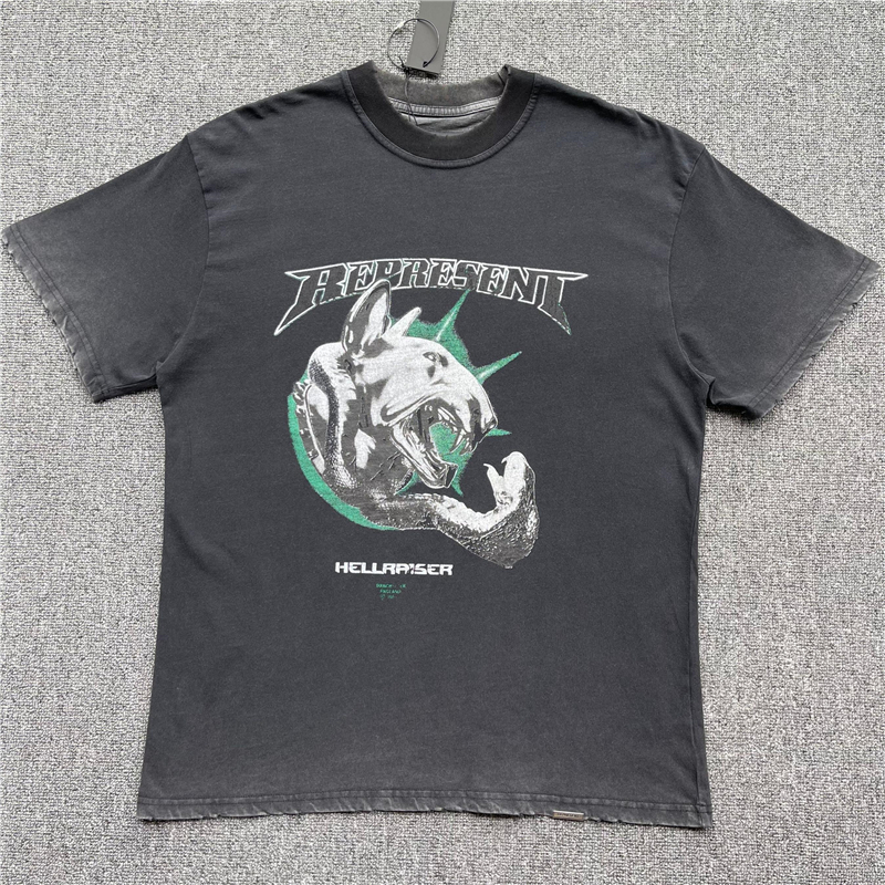 

Washed T shirt Men Women 1 High Quality Graphic Tee Vintage Tops Short Sleeve