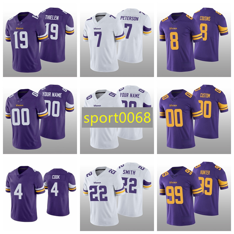 

Football Jerseys Custom Minnesota''Viking''men 18 Justin Jefferson 19 Adam Thielen 22 Harrison Smith 99 Danielle Hunter 8 Kirk Cousins men women youth 812, Nik