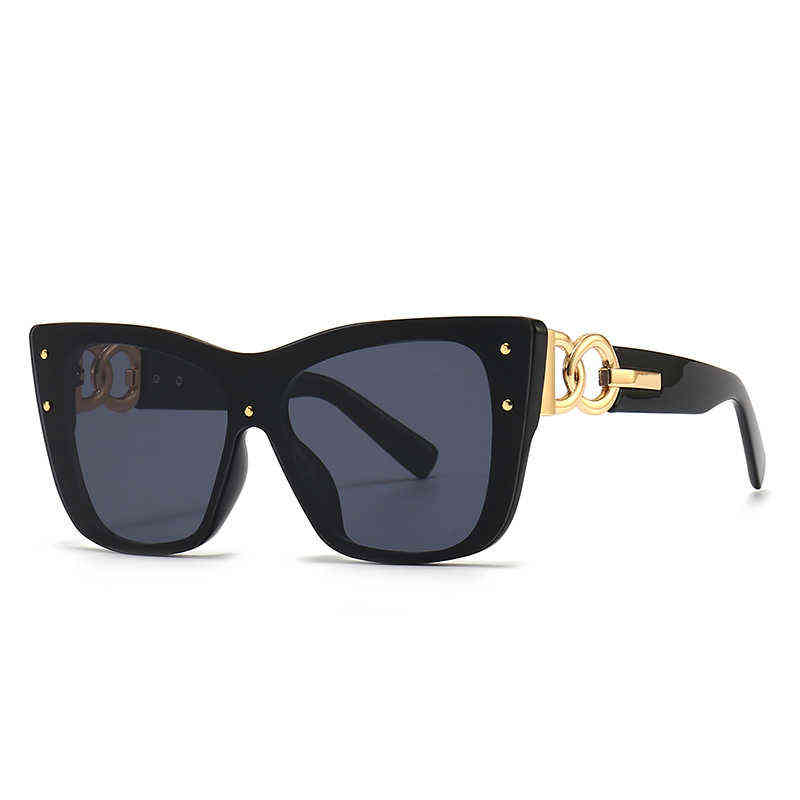 

Sun glass new fashion large frame eye women's Sunglasses street photography fashion sunglasses