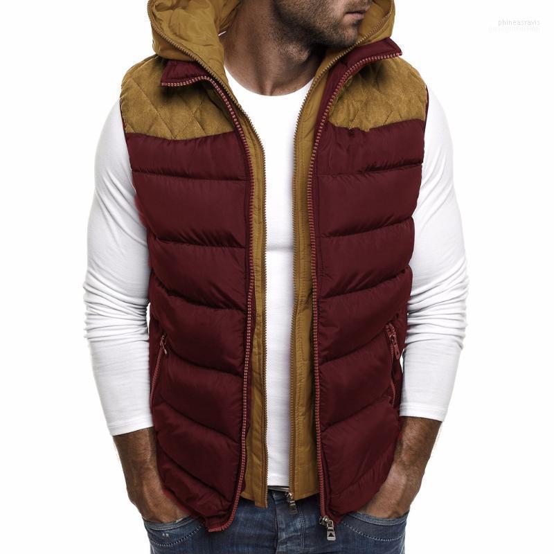 

Men's Down & Parkas Vest Men Stylish 2022 Autumn Warm Sleeveless Jacket Winter Waistcoat Fashion Casual Coats Mens Plus Size1 Phin22, Dark blue
