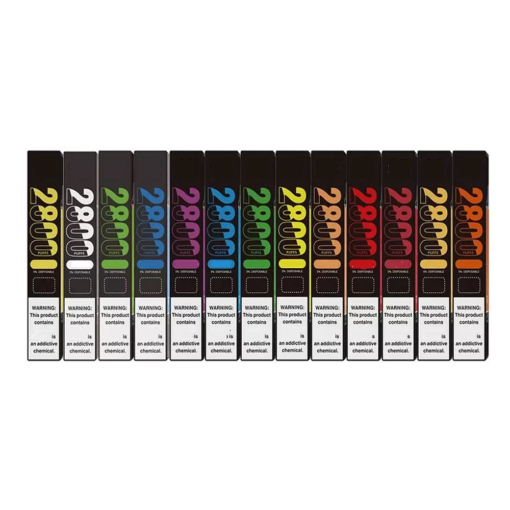 

100% original E Cigarette kits Flex 2800 Bars Puffs Hits 2% 5% disposable vape pen ecigs vaporizer