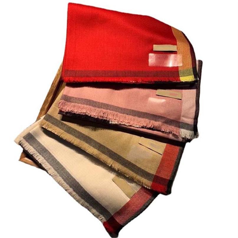 High quality Scarf Designer New Classic British Plaid Cotton Ladies Quality Luxury Cashmere Scarves For Women Autumn And Winter Sh251q