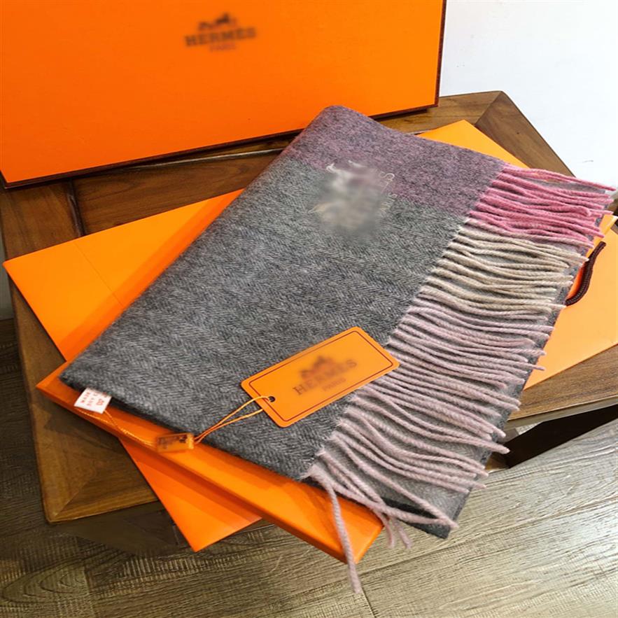 

2021 Letter Jacquard Long Scarf Double Side Color Scarves Designer Women Cashmere Wrap Large Size 180 70CM rtfhrfhj282D