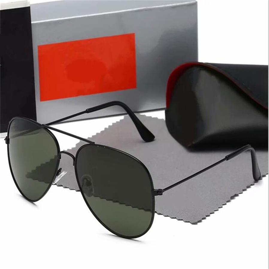 

high quality Designer sunglasses men women classical sun glasses aviator model G15 lenses Double bridge design suitable Fashion be2509