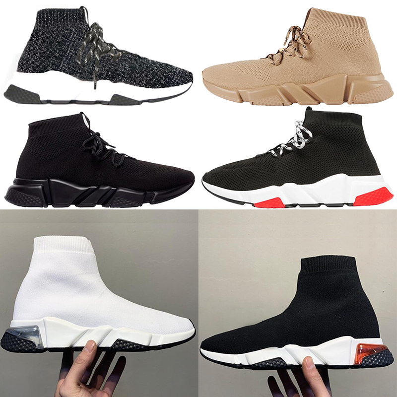 

Socks shoes Classic 2022 casual for men women Running Trile black red green sole fashion sneaker mens trainers Lurex Knit Metallic Grey size 36-45, Please leave a message