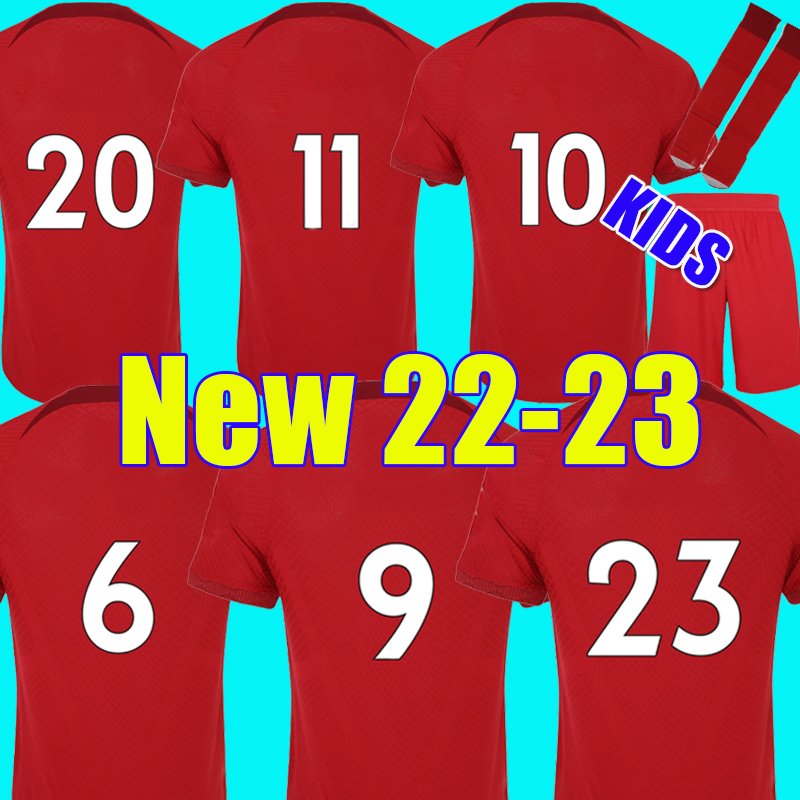

21 22 23 season home away 3rd RED YELLOW soccer jerseys 2022 2021 2023 football shirts men kids kits uniforms, Men home uc
