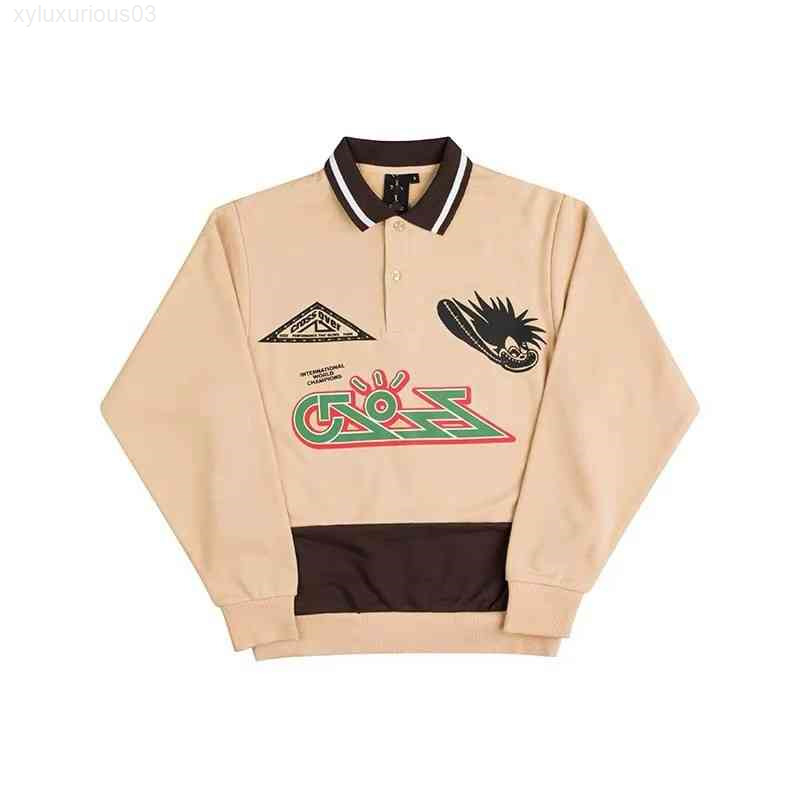 

Travis Scott Cacti Polo Sweater Cartoon Print Jacket Unisex, As shown in figure