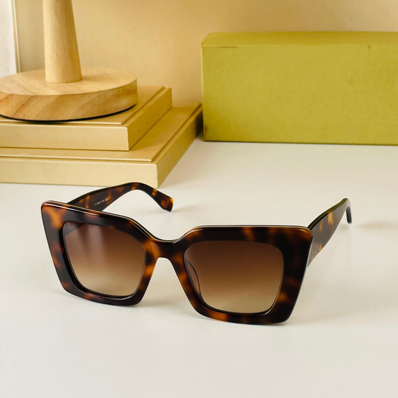 Gradient Polarized Lenses Sunglasses Oversized Square Frame de soleil occhiali Man Woman Designer Goggle Beach Retro Small Design UV400 8 Color Opti