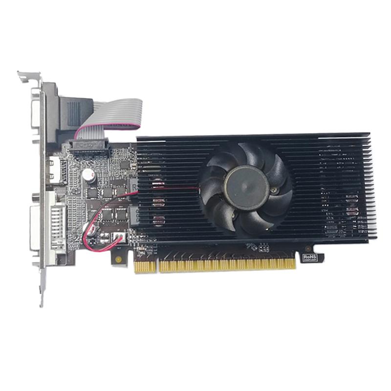 

Graphics Cards Card 2GB DDR5 128Bit 850/1250Mhz PCI Express2.0 VGA DVI HD Desktop Half-Height Gaming CardGraphics CardsGraphics