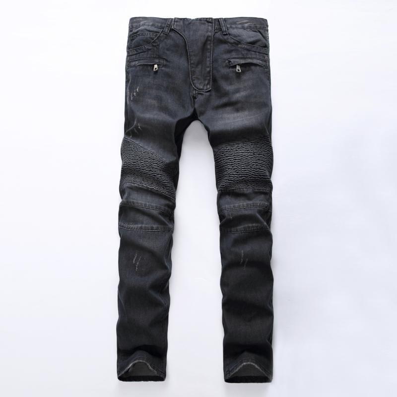 

Men's Jeans Men Slim Classic Pants For Moto Casual Denim Cargo Ripped Clothing Straight Leg Mens Street Wear, 1021