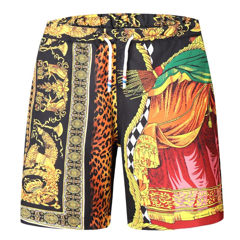 

Men's Shorts Summer Style Men Beach Short Breathable Loose Casual Printing Man Plus Size 4XLMen's, Picture