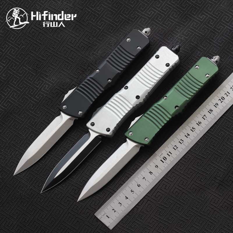 

Hifinder M390 blade 7075 aluminum handle Survival EDC Camping hunting outdoor kitchen tool key utility knife
