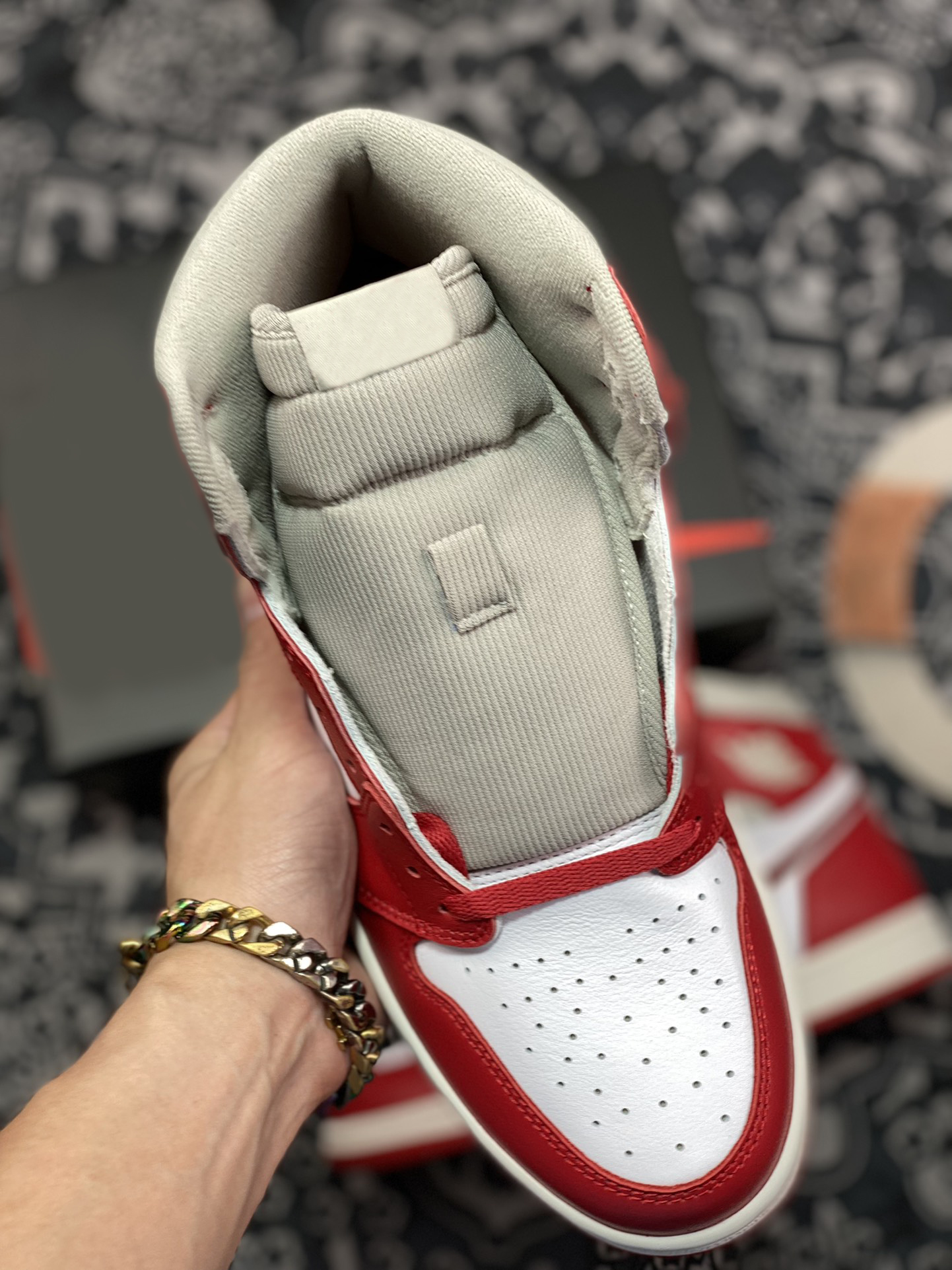 

2022 Authentic 1 High OG WMNS Newstalgia Basketball Shoes Light Iron Ore Varsity Red-Sail Sneakers 1S Starfish Chicago Retro Men Outdoor Sports Shoes With Box, Customize