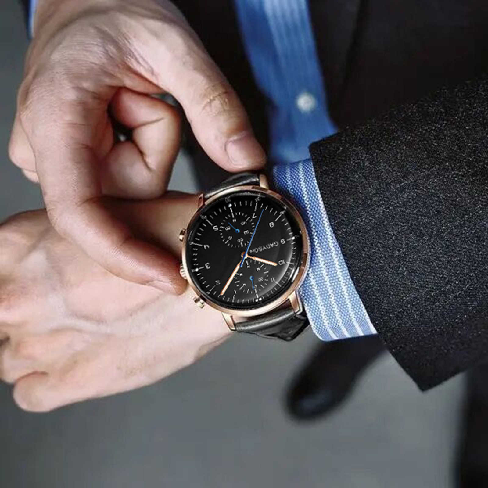 

Quartz Watch Alloy Geometric Round Dial Stainless Steel Strap Mesh for Men 2022 Fashion Wristwatch Drop Ship