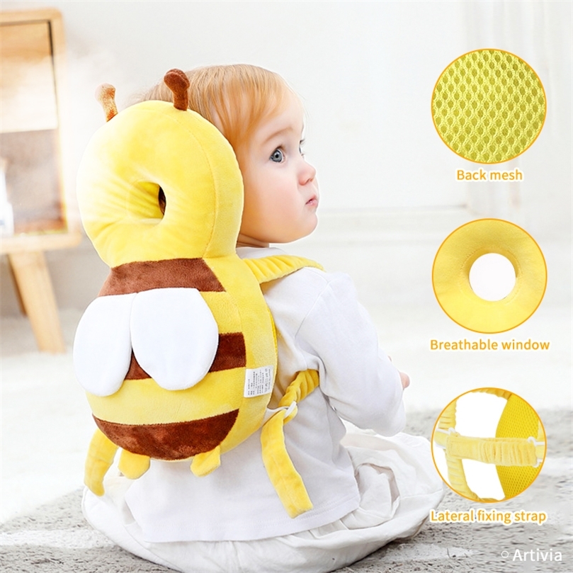 

Toddler Baby Head Protector Safety Pad Cushion Back Prevent Injured Cartoon Security Pillows Breathable Antidrop Pillow 13T 220816, Pjya-yellow