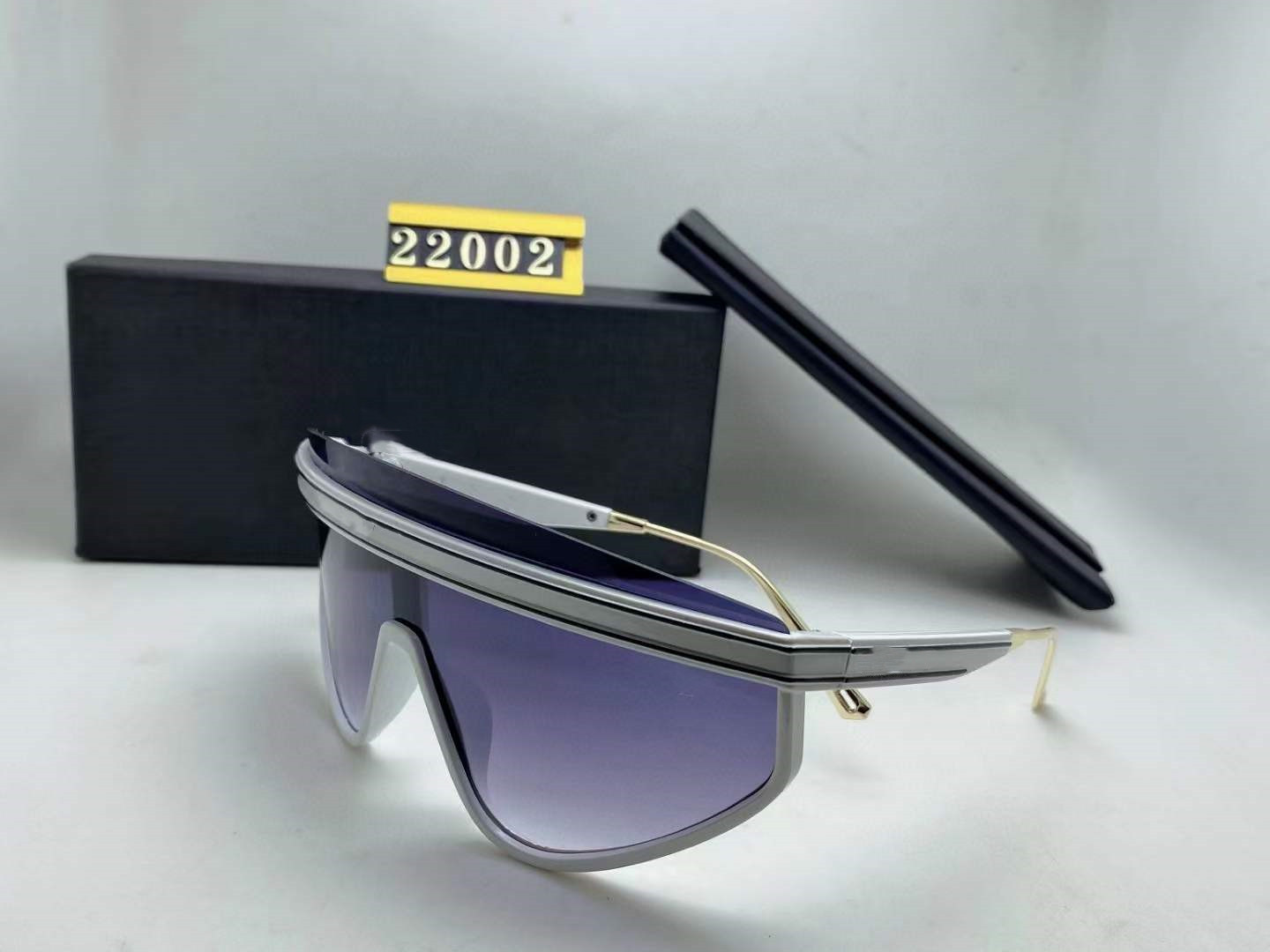 

Luxury Sunglasses For Women Designer Pilot Oversized Square Summer Style Rectangle Full Frame Top Quality UV Protection Come With Package