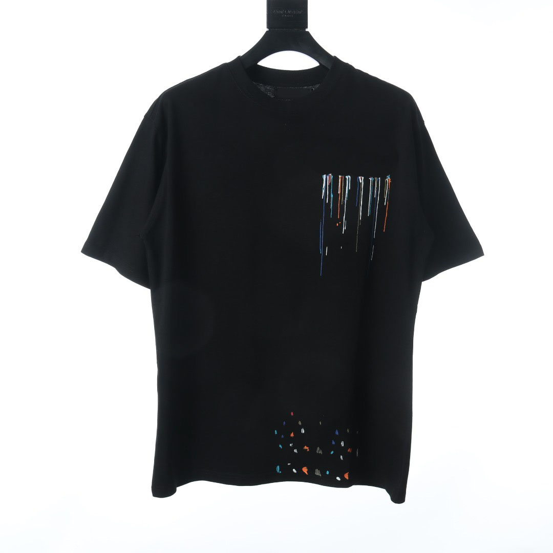 

Men's Plus Tees & Polos Round neck embroidered and printed polar style summer wear with street pure cotton ry