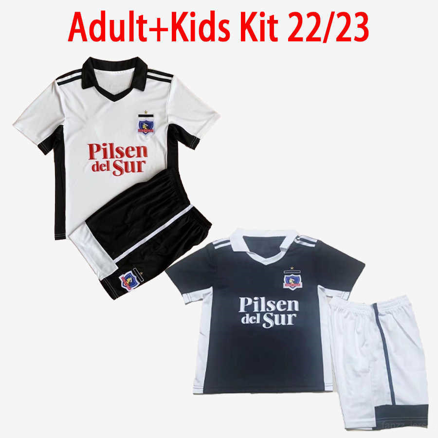 

Adult Kids kit 2022 2023 Colo soccer Jerseys mens home away child suit FALCON BLANDI SUAZO CAMPOS 22 23 boys set OPAZO football shirt top